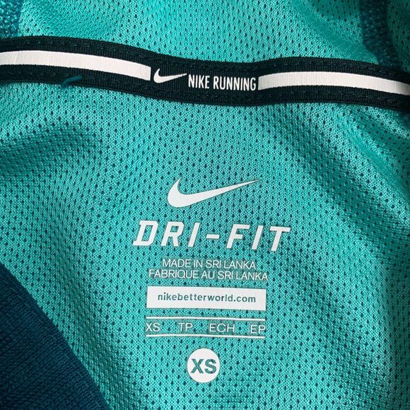 Nike Running Hoodie Shirt XS Extra Small Dri Fit Half Snap Placket Wool Blend - Picture 10 of 15